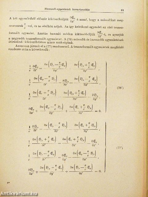 A relativitás elmélete