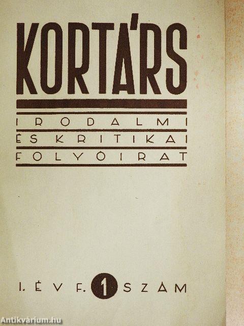 Kortárs 1957. szeptember-december