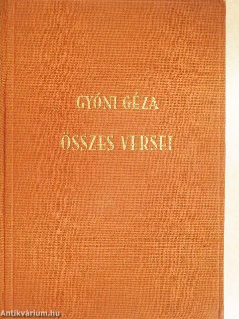 Gyóni Géza összes versei