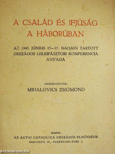 A család és ifjúság a háborúban