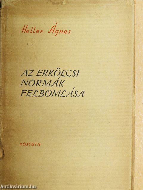 Az erkölcsi normák felbomlása