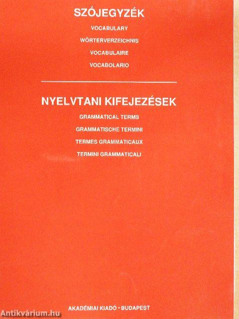 Szójegyzék/Nyelvtani kifejezések