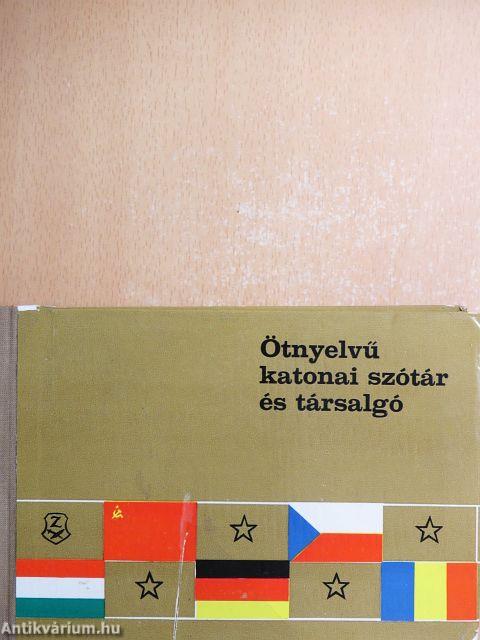 Ötnyelvű katonai szótár és társalgó