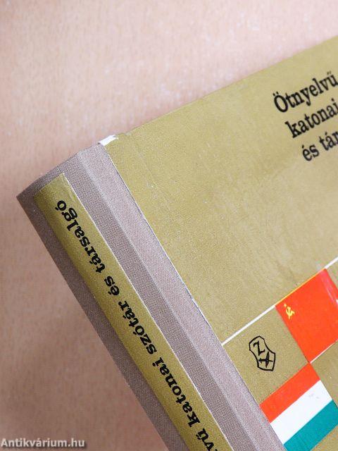 Ötnyelvű katonai szótár és társalgó