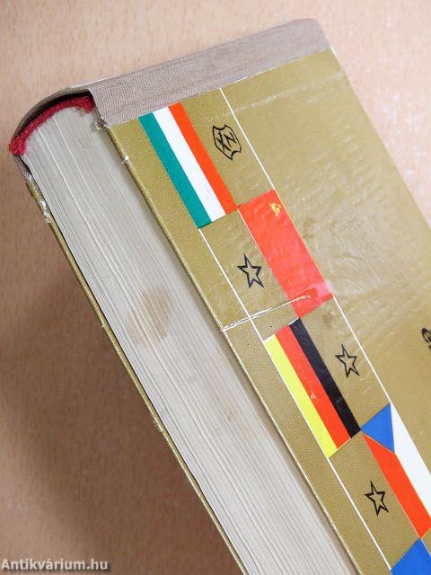 Ötnyelvű katonai szótár és társalgó