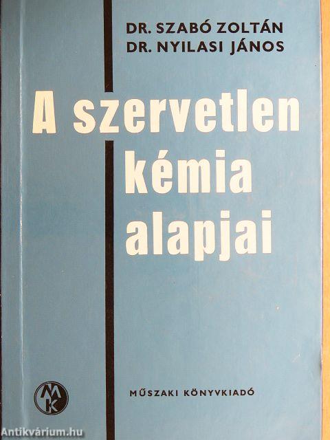 A szervetlen kémia alapjai