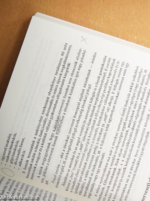 Vezetés-szervezés I.