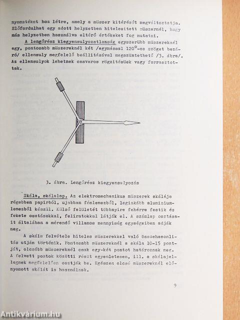 Elektromechanikus mérőműszerek