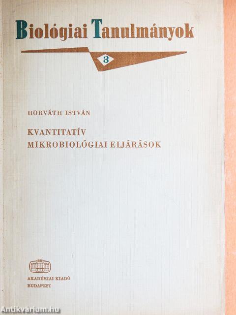 Kvantitatív mikrobiológiai eljárások