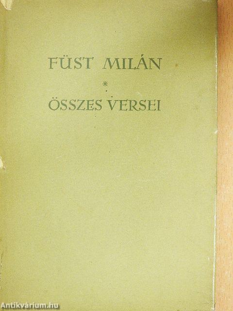 Füst Milán összes versei