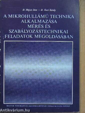 A mikrohullámú technika alkalmazása mérés és szabályozástechnikai feladatok megoldásában