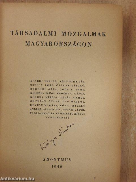Társadalmi mozgalmak Magyarországon