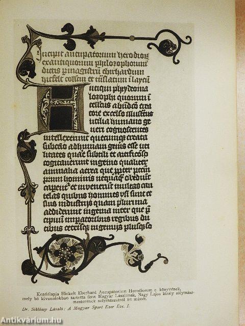 A magyar sport ezer éve I. (töredék)