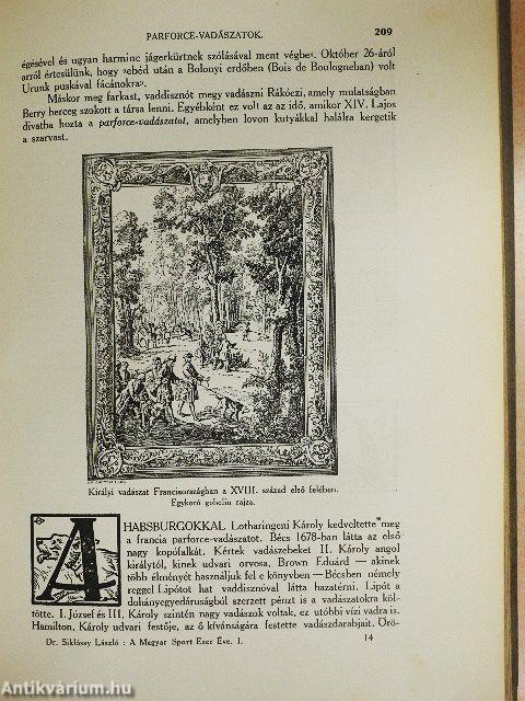 A magyar sport ezer éve I. (töredék)