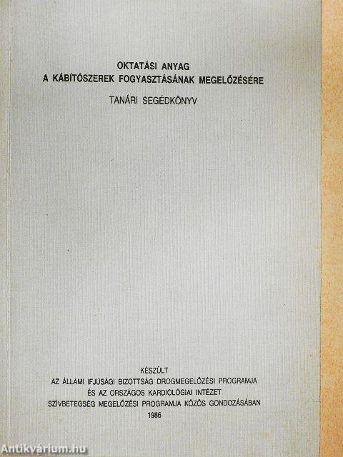 Oktatási anyag a kábítószerek fogyasztásának megelőzésére