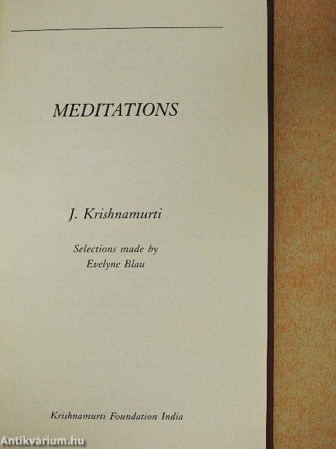 Meditations