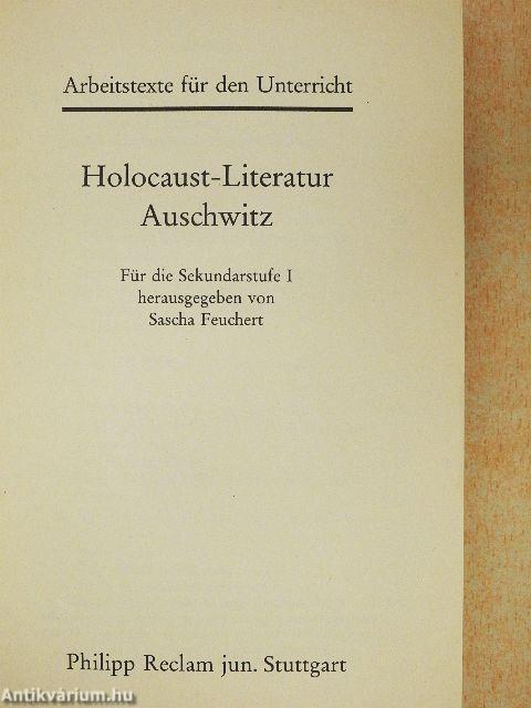 Holocaust-Literatur Auschwitz