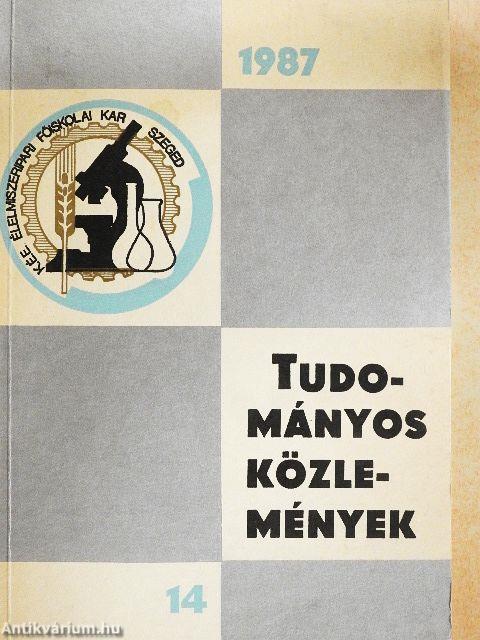 Tudományos közlemények 14.