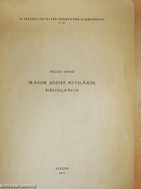Írások József Attiláról