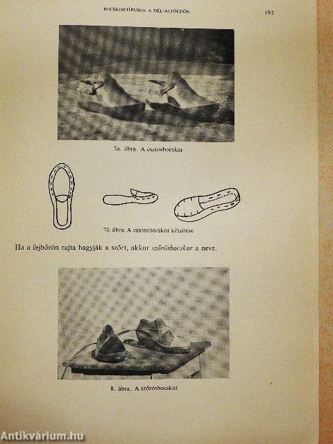 Bocskortípusok a Dél-Alföldön