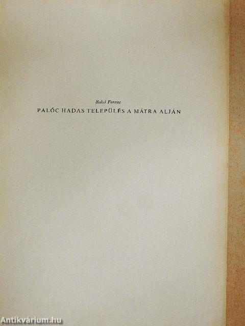 Palóc hadas település a Mátra alján