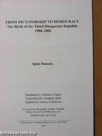 From Dictatorship to Democracy