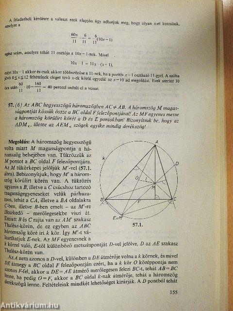 Középiskolai matematikai versenyek 1980-1984