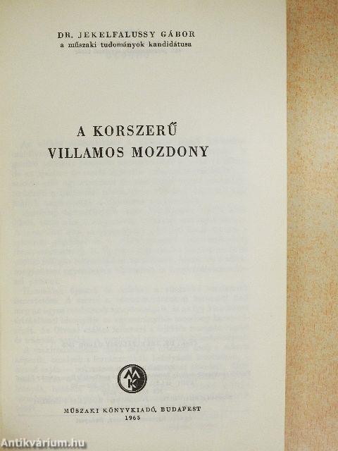 A korszerű villamos mozdony