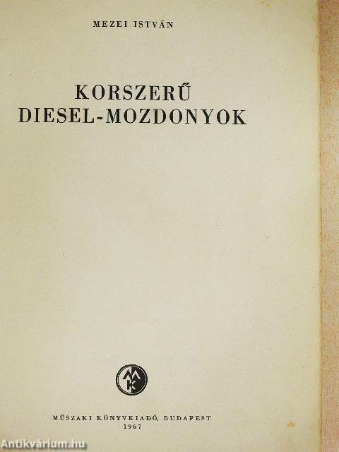 Korszerű diesel-mozdonyok
