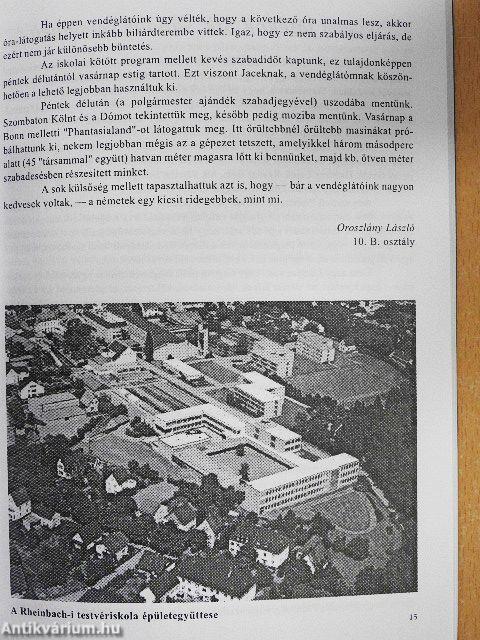 A kecskeméti Piarista Gimnázium évkönyve 1997/98.