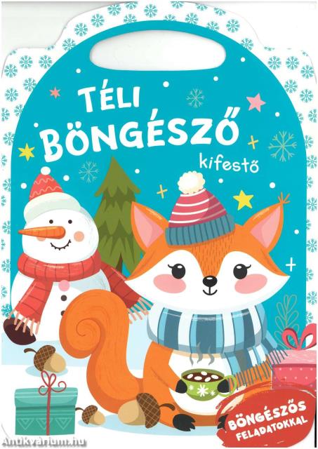 Téli böngésző - kifestő