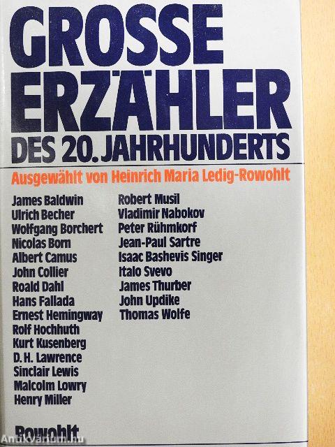 Grosse Erzähler des 20. Jahrhunderts