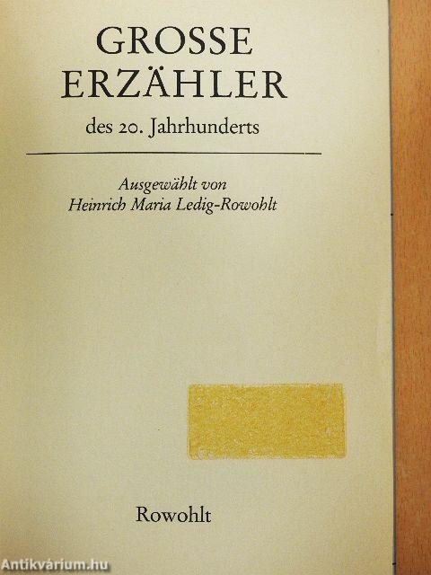 Grosse Erzähler des 20. Jahrhunderts