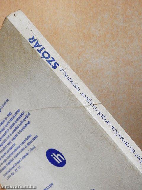 Képes brit és amerikai angol-magyar tematikus szótár