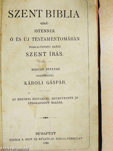 Szent Biblia