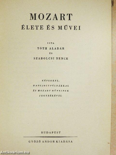 Mozart élete és művei