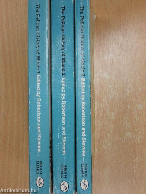The Pelican History of Music 1-3.