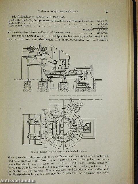 Sintern, Schmelzen und Verblasen sulfidischer Erze und Hüttenprodukte