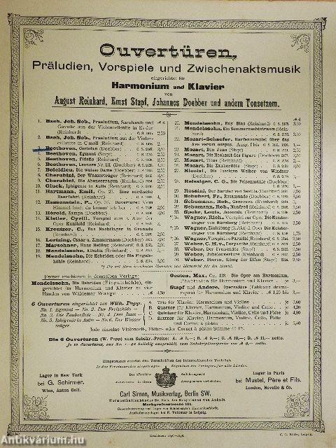 23 db kotta harmóniumra és zongorára