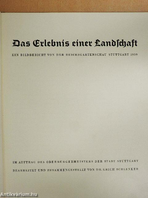 Das erlebnis einer Landschaft