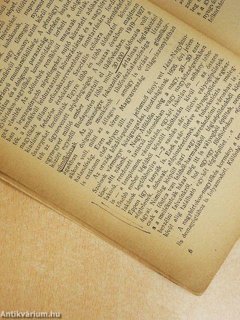 Válság és nyomor a Horthy rendszerben