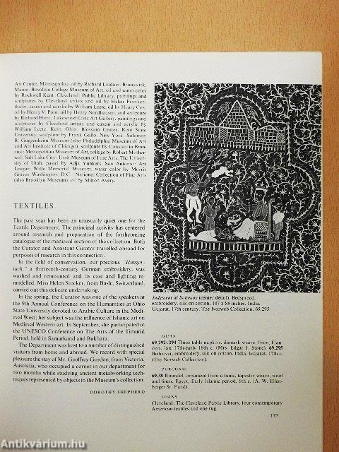 The Bulletin of the Cleveland Museum of Art June 1970