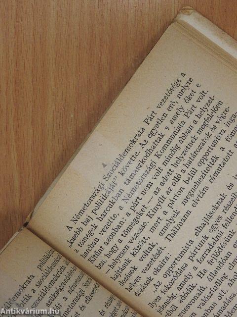 Ernst Thälmann, a Német Forradalmi Tömegpárt szervezője