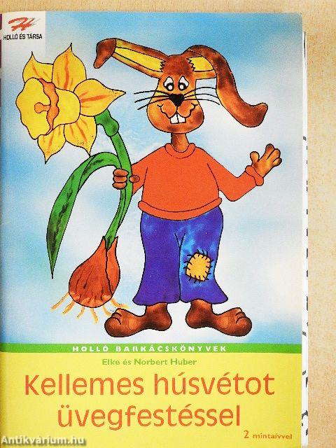Kellemes húsvétot üvegfestéssel