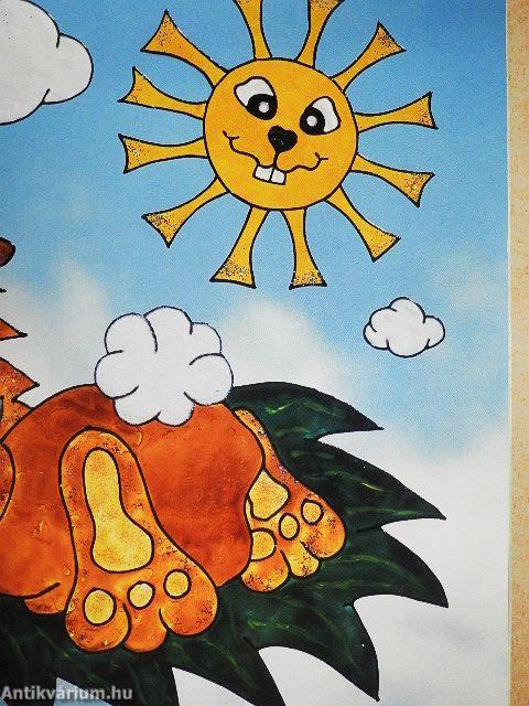 Kellemes húsvétot üvegfestéssel