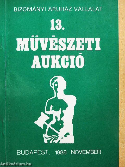 13. művészeti aukció