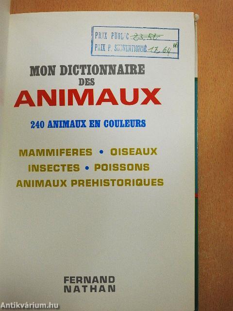 Mon Dictionnaire des Animaux