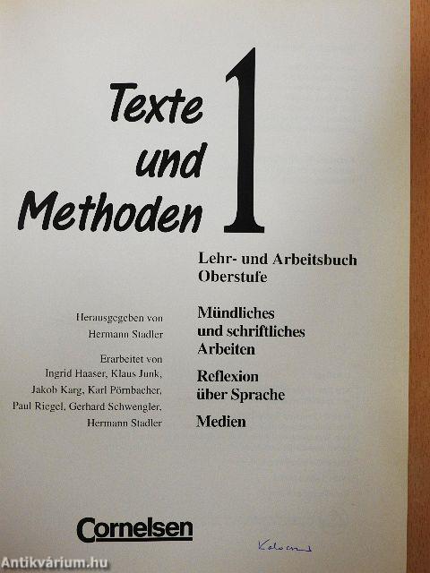 Texte und Methoden 1.