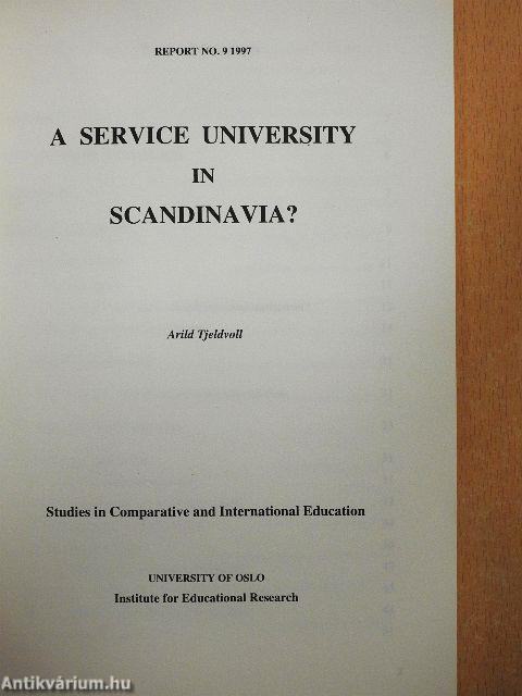 A Service University in Scandinavia?