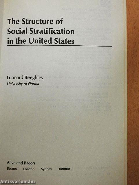 The Structure of Social Stratification in the United States